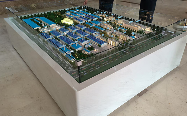 兰州新区健康产业园全貌沙盘 兰州新区健康产业园全貌沙盘